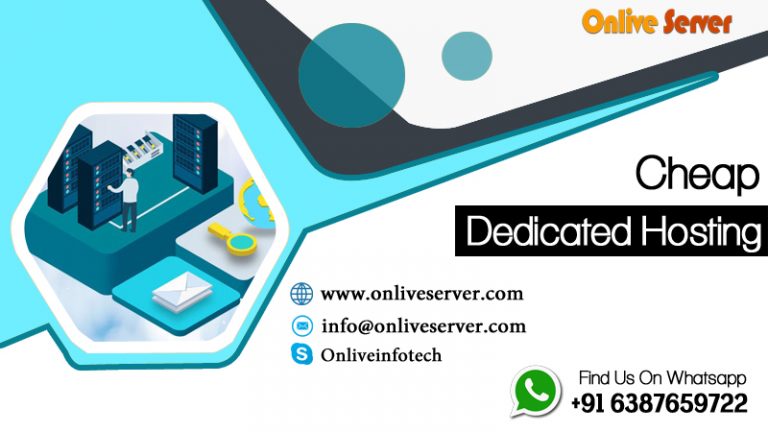 Cheap Dedicated Server Hosting By Onlive Server at Very Affordable Price