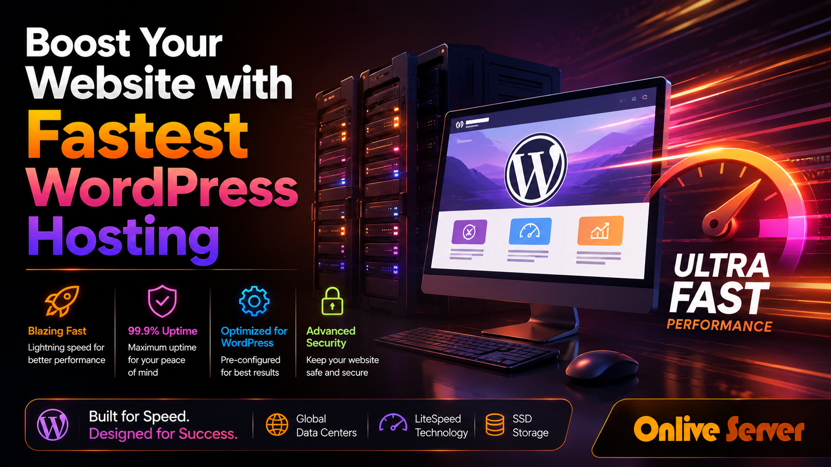 Boost Your Website with Fastest WordPress Hosting – OnliveServer